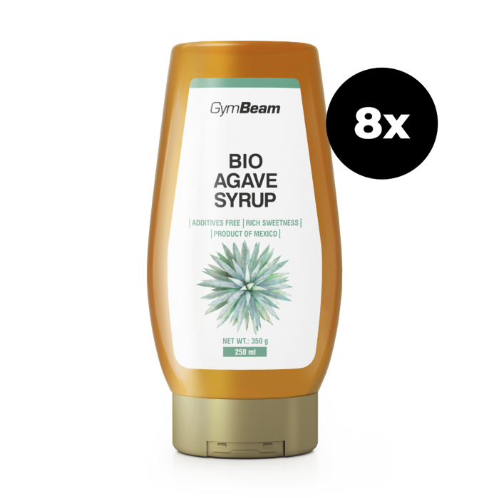 Sirop de agave BIO 8x250ml - GymBeam
