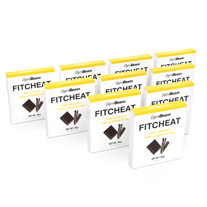 Fitcheat cu proteine și ciocolată - GymBeam 10x80g