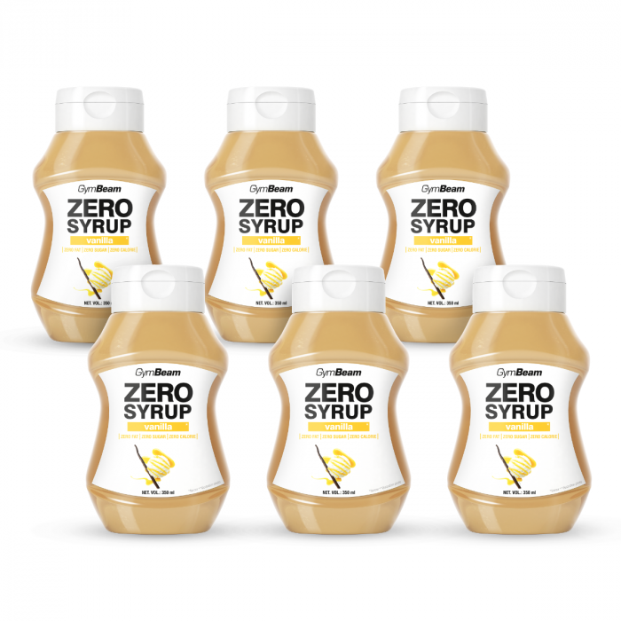 ZERO SIROP vanilie - 10x350ml GymBeam