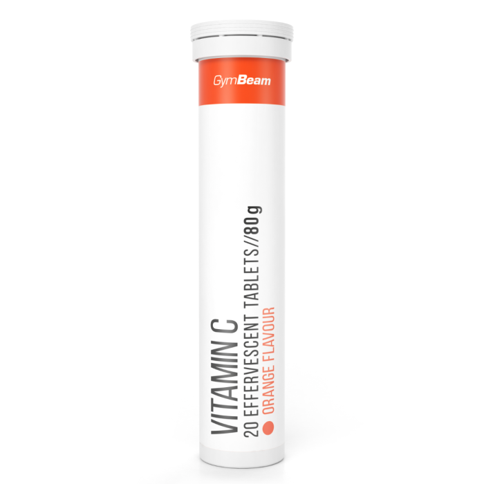 Vitamina C 1000 mg efervescentă - GymBeam 20 comprimate (80 g)