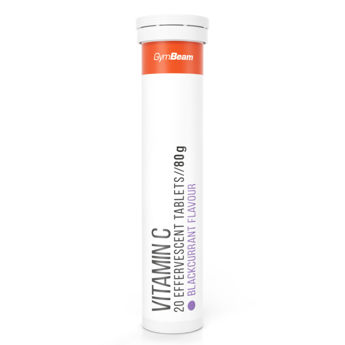 Vitamina C 1000 mg efervescentă - GymBeam 20 comprimate (80g)