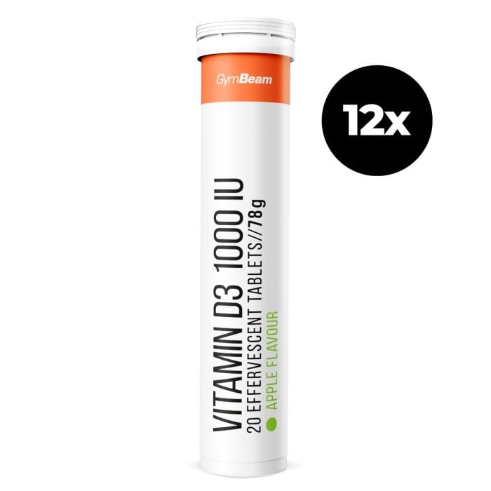Vitamina D3 1000 UI efervescent - GymBeam