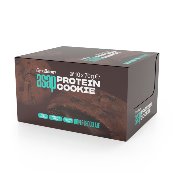 ASAP Biscuiți Proteici 10x70g Vanilie - GymBeam