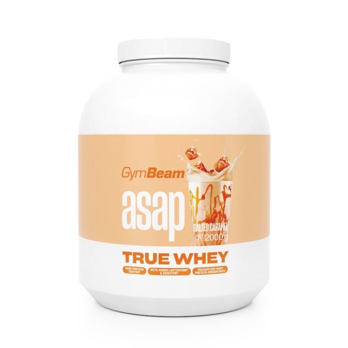 ASAP True Whey Caramel Sărat 2000g - GymBeam