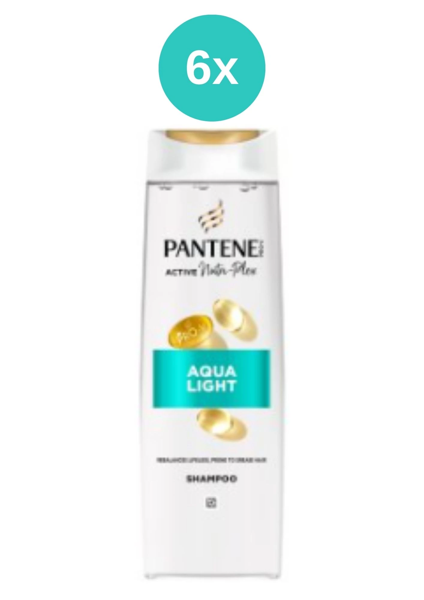 Șampon Pantene 6x250ml Aqua light