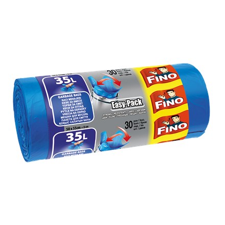 Saci de gunoi FINO, groși, 35 l, 30 buc.