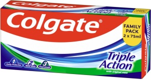 PASTĂ DE DINȚI COLGATE TRIPLA ACȚIUNE 2x75 ML