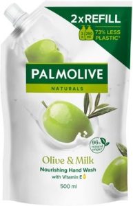SĂPUN LICHID PALMOLIVE CU AROMĂ NATURALĂ DE MĂSLINE ȘI LAPTE NN 500 ML