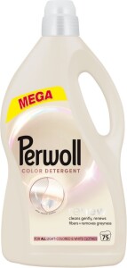 Gel de spălat Perwoll Light Colors pentru haine de culoare deschisă și albă, 75 de doze, 3,75 l