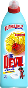 Gel de toaletă Dr. Devil Turbulence Lemon Fresh 1L