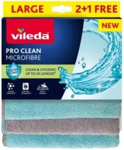 Lavetă micro Vileda Pro Clean universală, 2+1 buc.