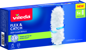 Sac de praf Vileda Flex & Catch, înlocuire 5 buc.