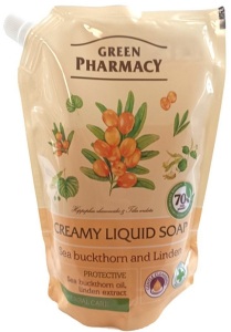 Săpun lichid Green Pharmacy cu cătină și tei, rezervă 460 ml