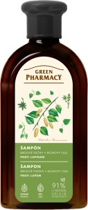 Șampon anti-mătreață Green Pharmacy cu ulei de mesteacăn și ricin 350 ml