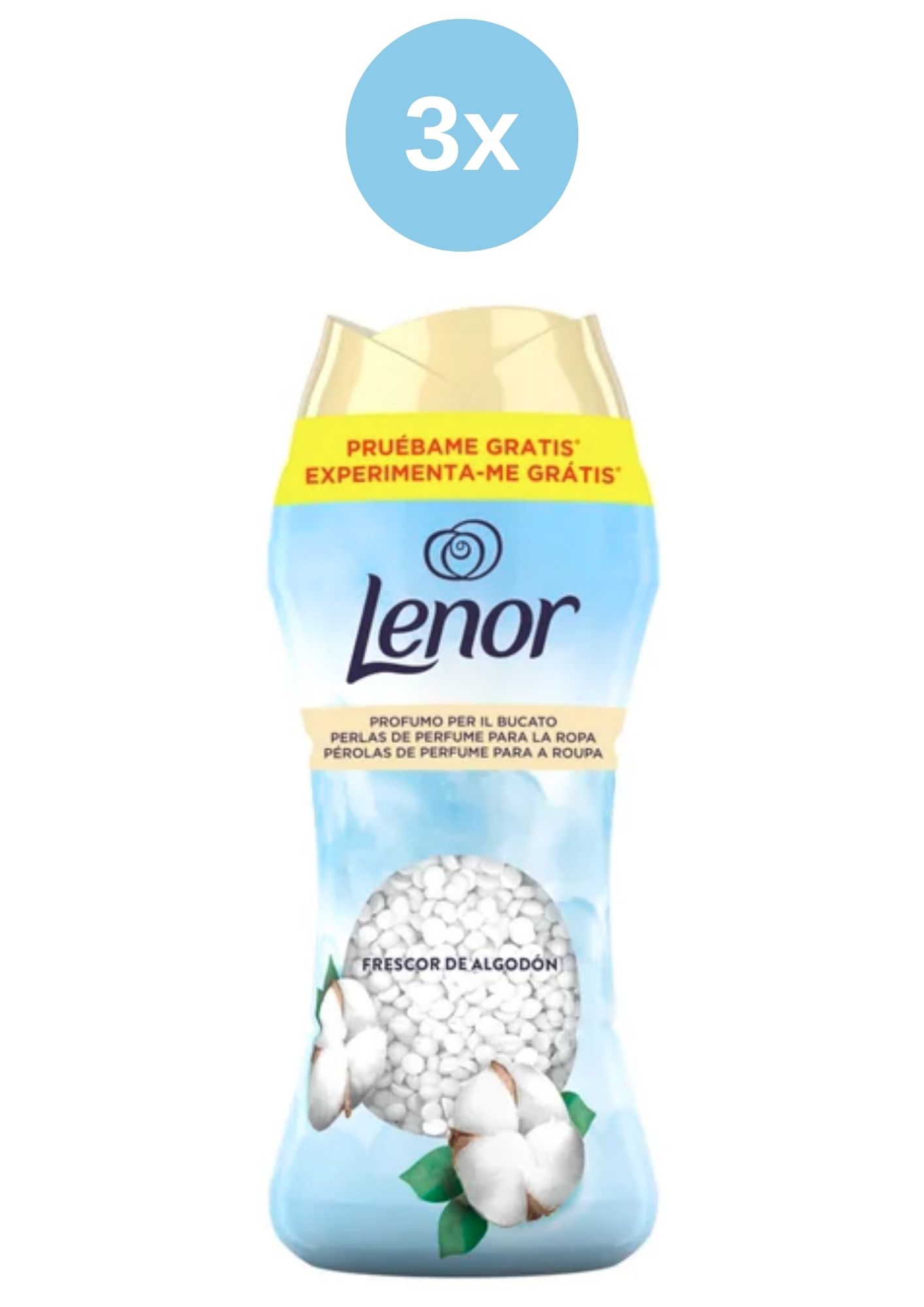 Perle Lenor 3x195g Cotton Fresh