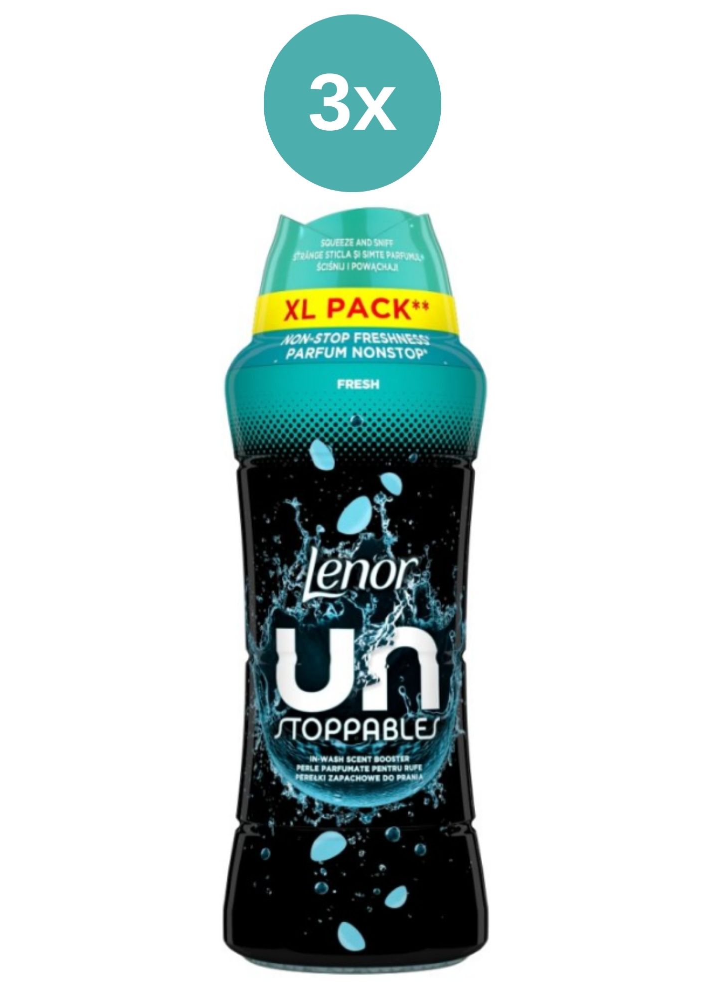 Perle Lenor Unstoppables Fresh 3x495g/40PD