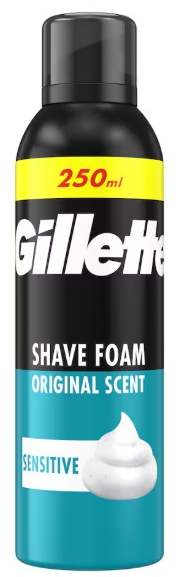 Spumă Gillette 250ml Original Sensitive