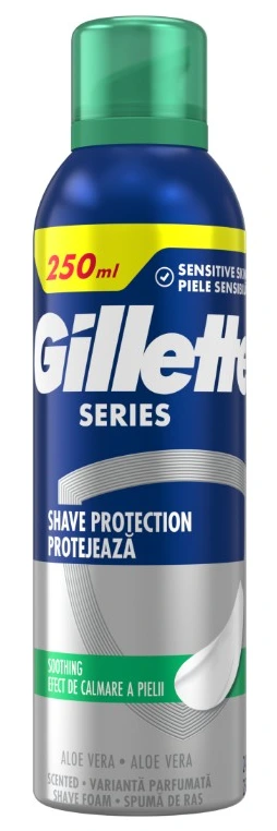 Spumă Gillette Series 250ml Sensitive