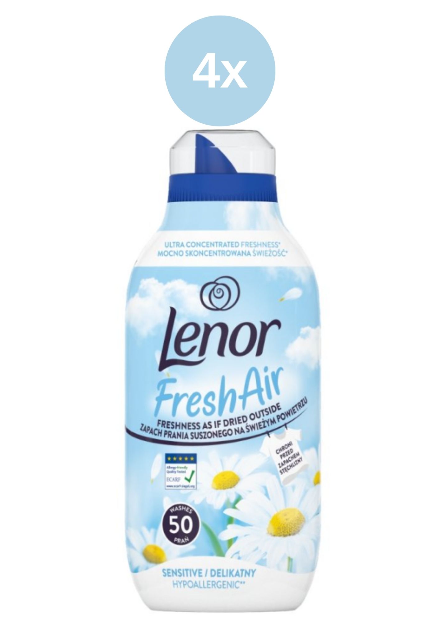Balsam de rufe Lenor Fresh Sensitive 4x700ml/50PD