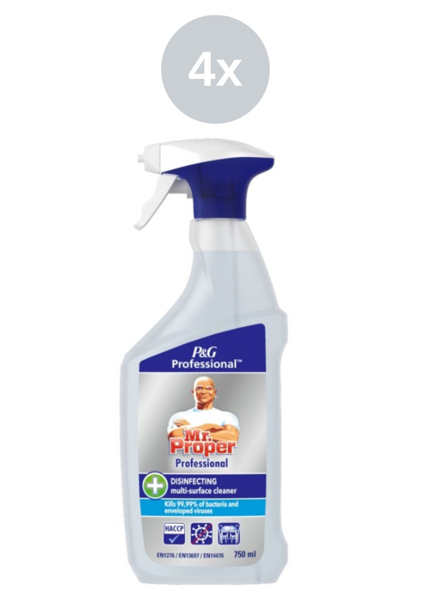 Detergent multifuncțional Mr.Proper PROF 4x750ml MR