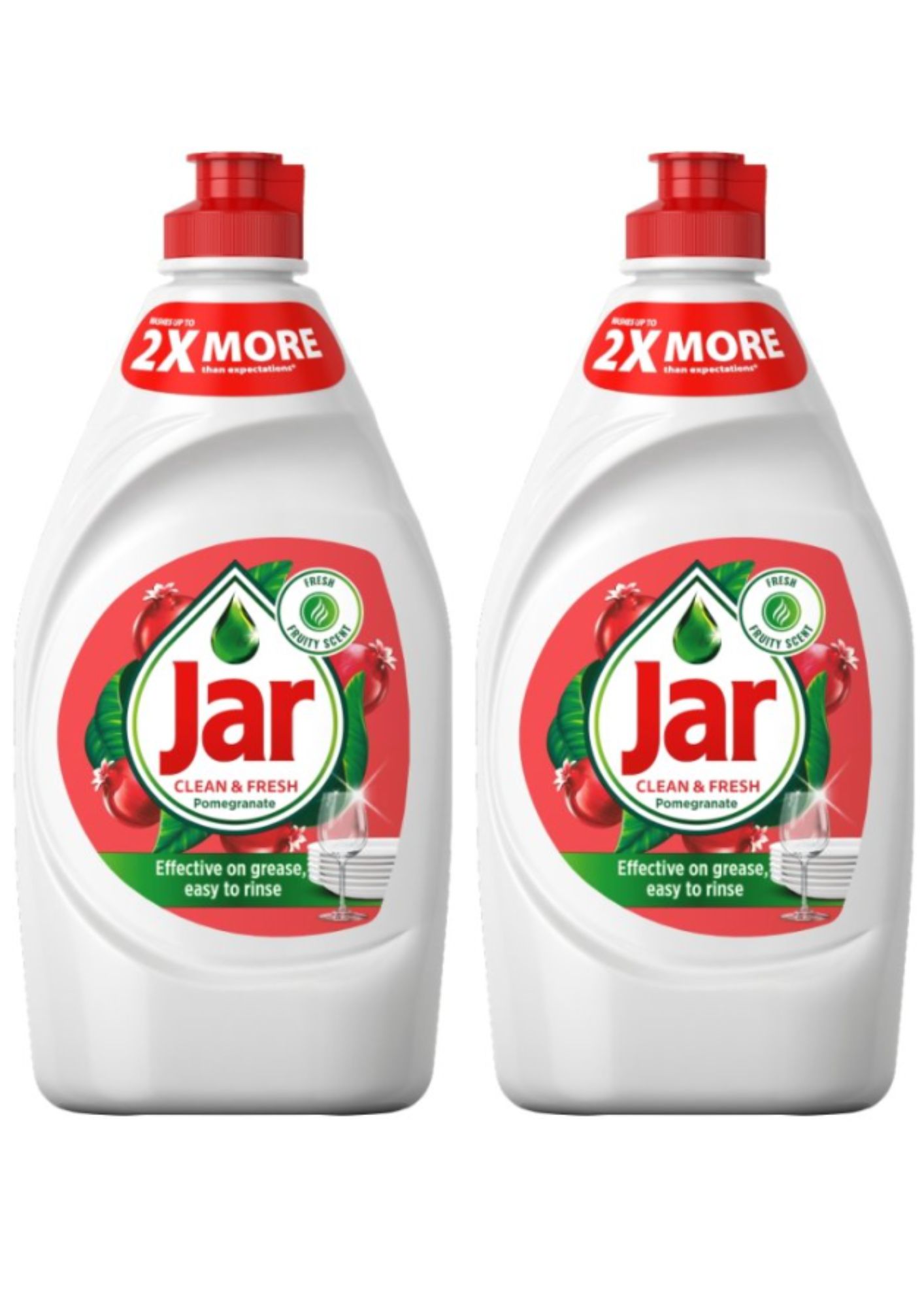 Detergent de vase lichid cu rodie la borcan 2x450ml