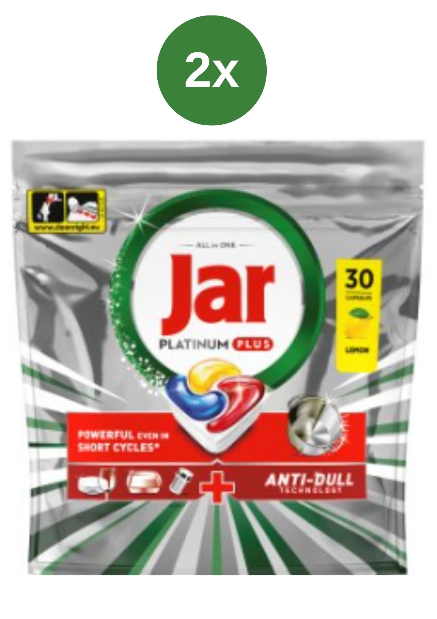 Tablă pentru borcan 2x (30 buc/pachet) PlatPlus