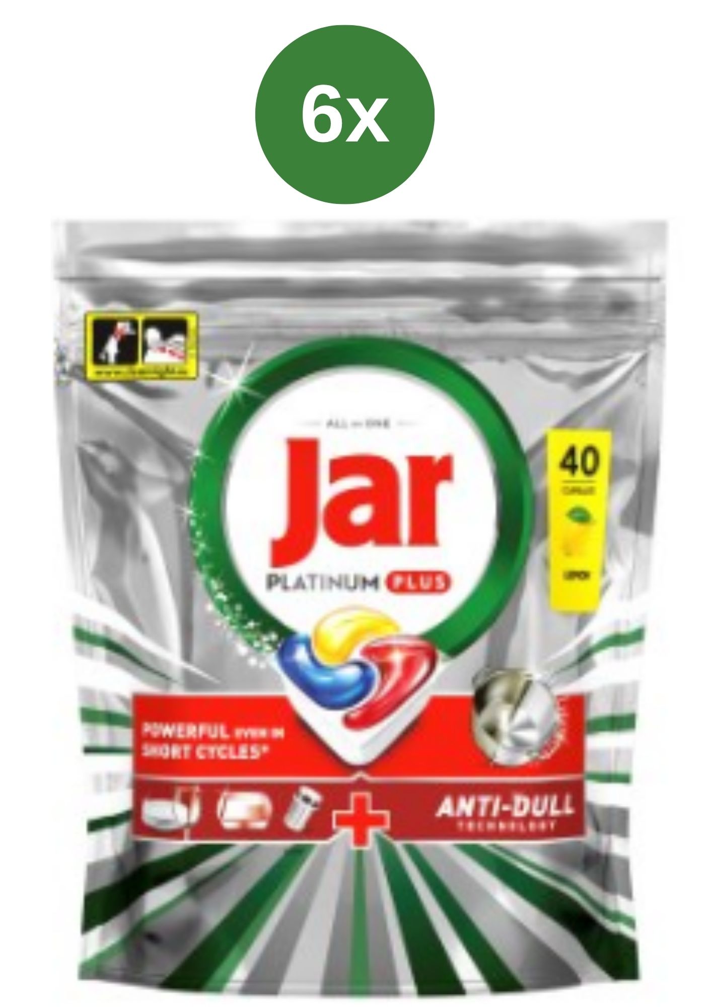 Tablă pentru borcan 6x (40 buc/pachet) PlatPlus