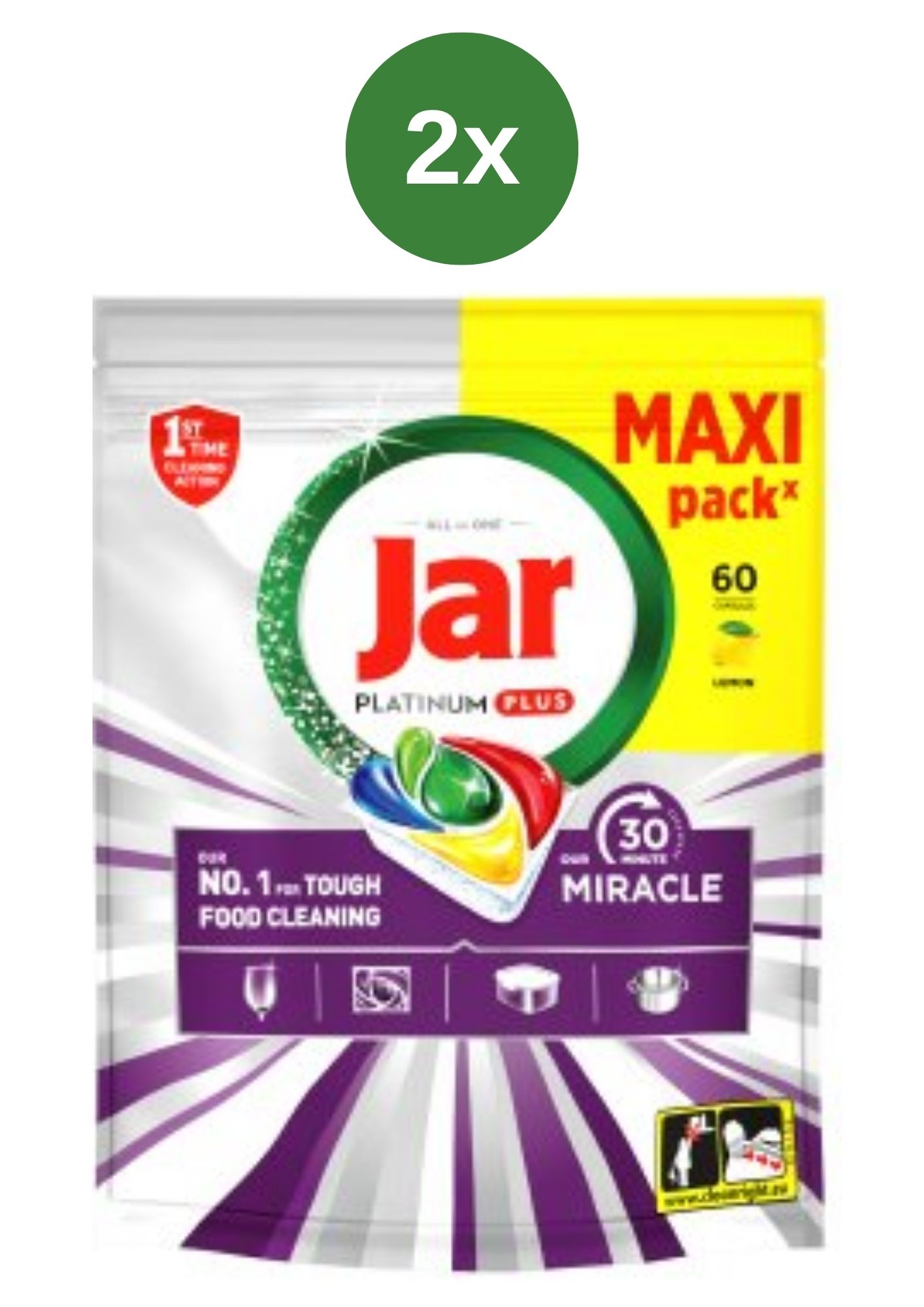 Borcan comprimate 2x (60 buc/pachet) PlatPlus Miracle MAXI