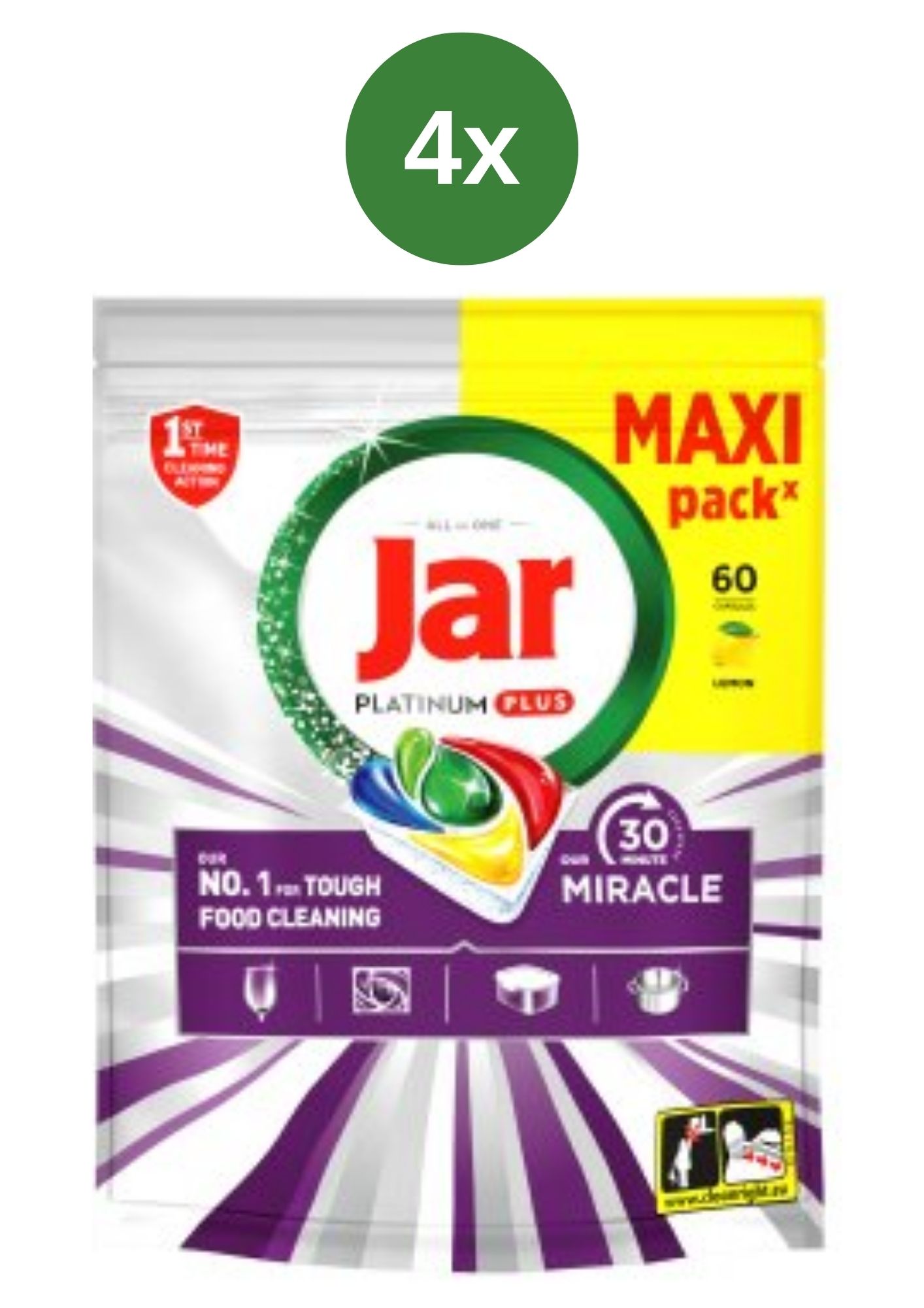 Borcan comprimate 4x (60 buc/pachet) PlatPlus Miracle MAXI