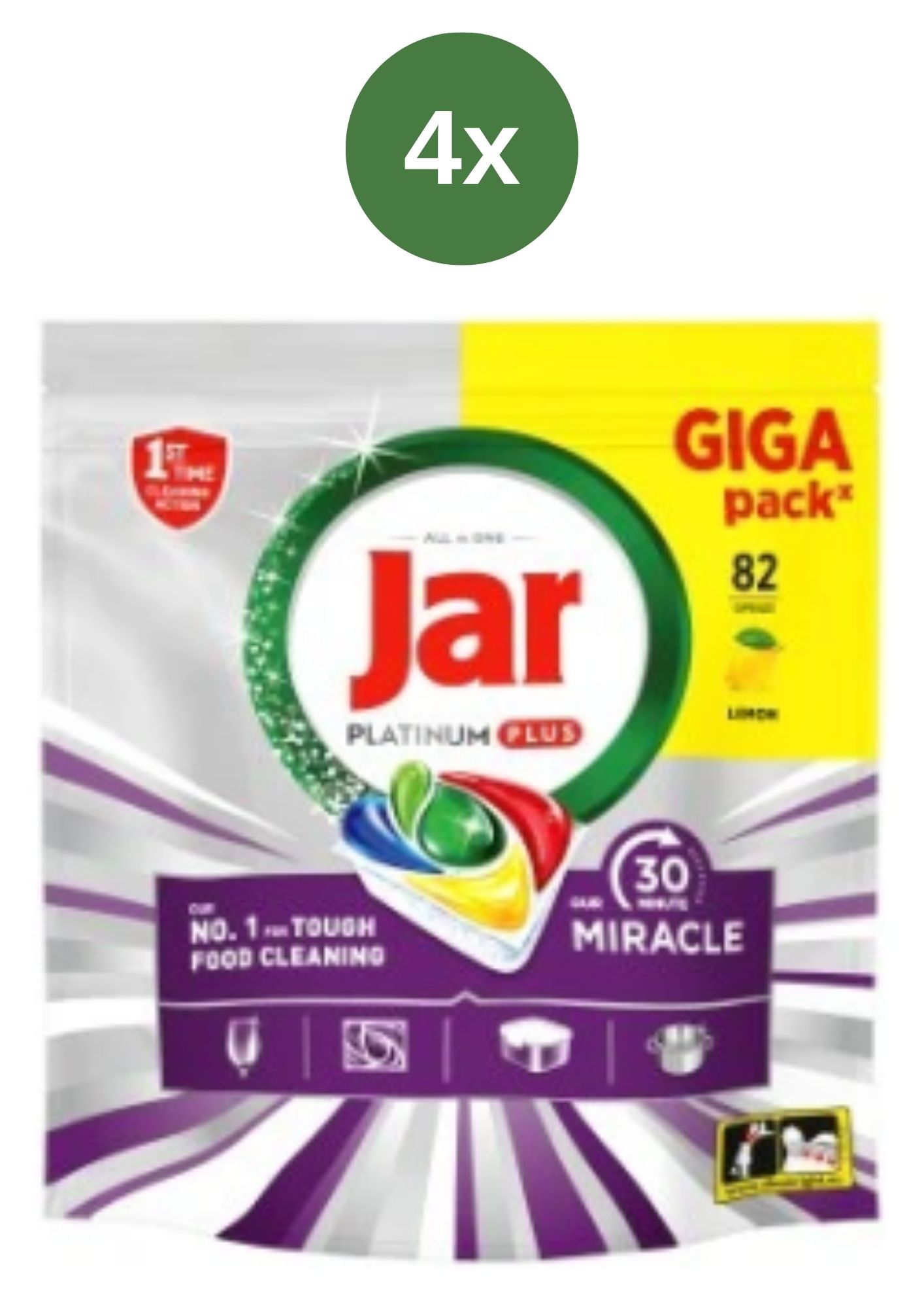 Borcan comprimate 4x (82 buc/pachet) PlatPlus Miracle GIGA