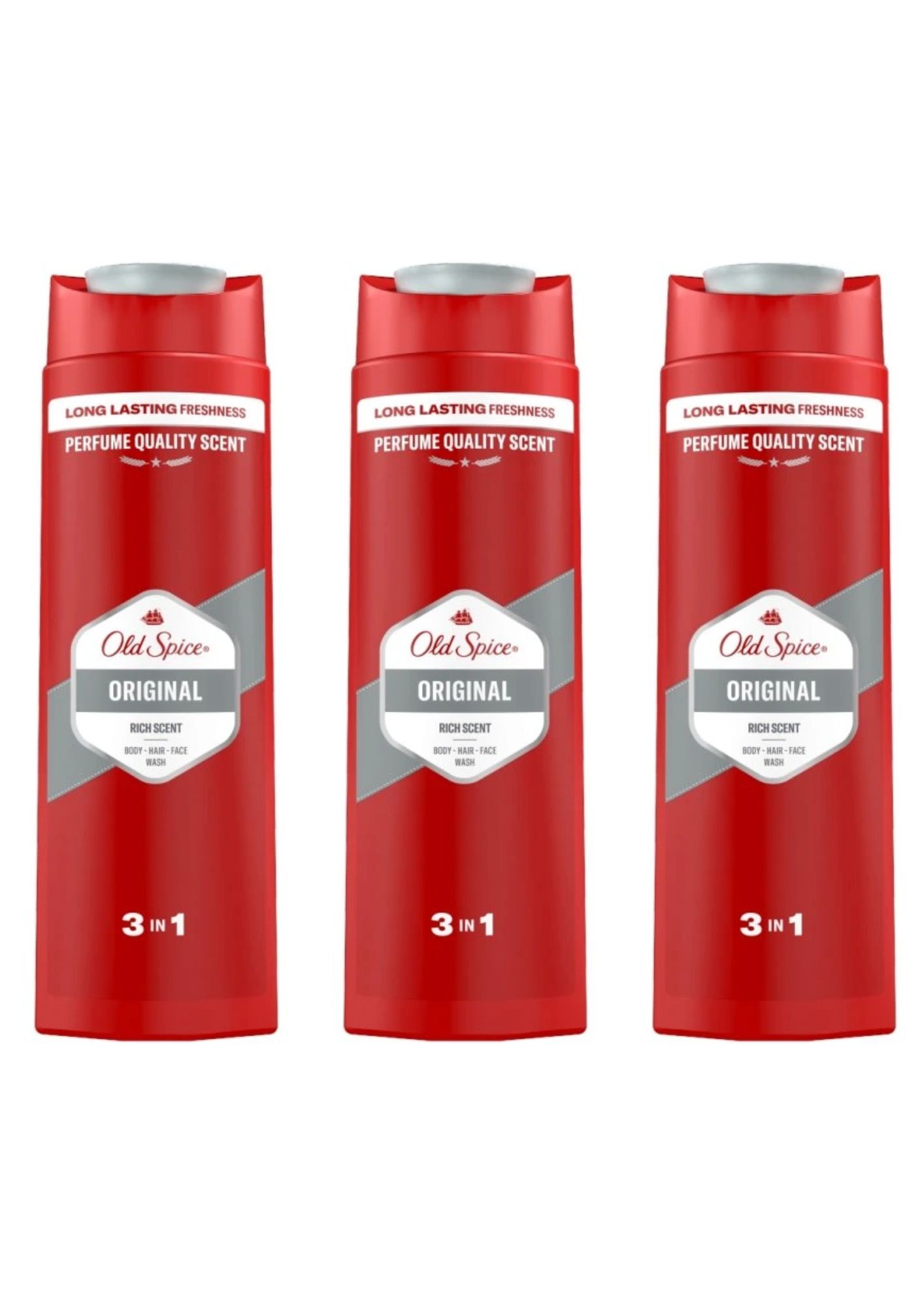 Gel de duș original OLD SPICE 3x400ml