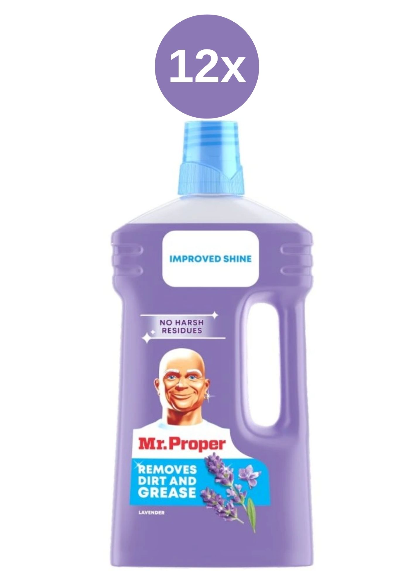 Detergent de uni Mr. Proper Lavandă 12x1 l