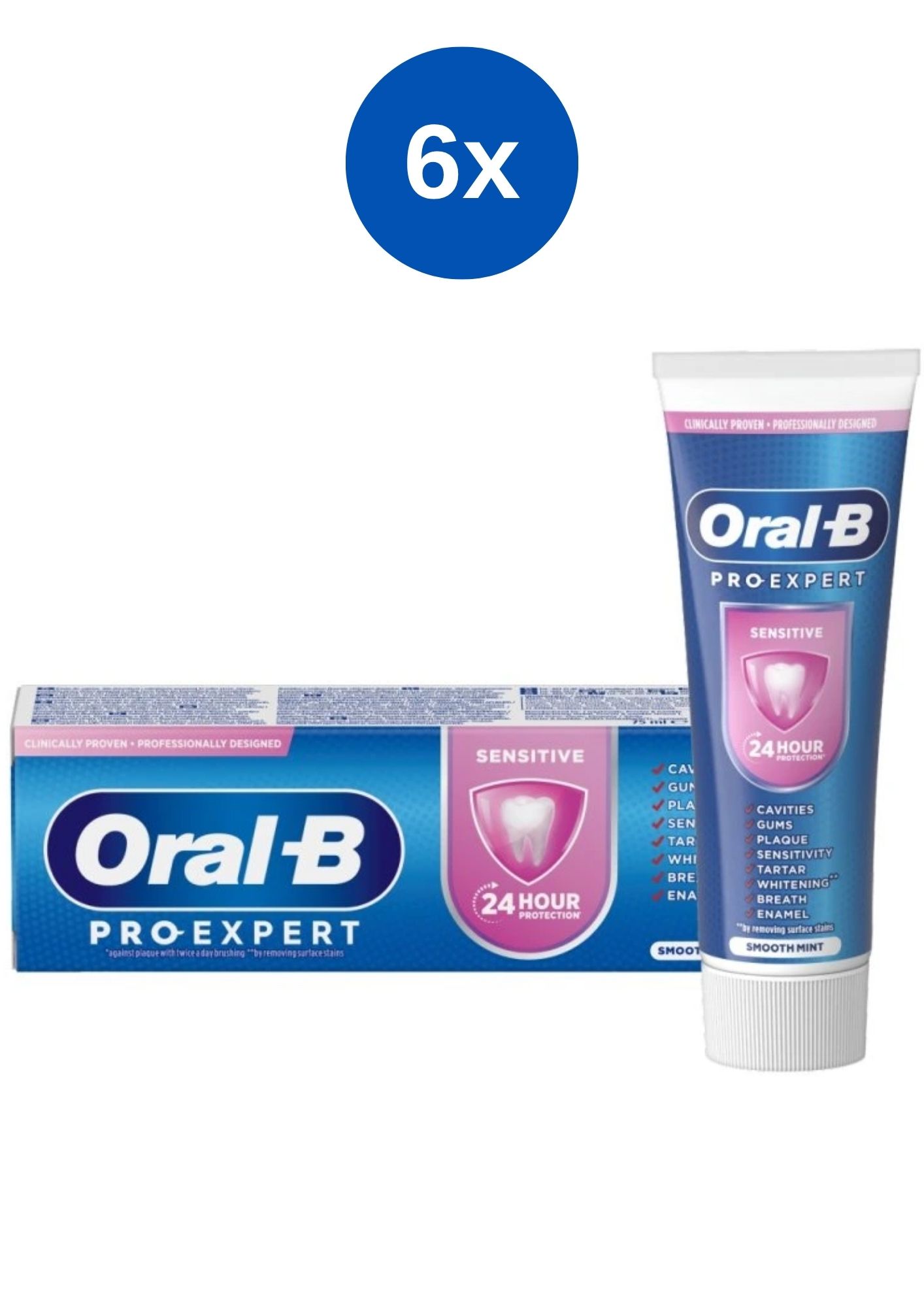 Pastă de dinți Oral-B Pro Expert Sensitive 6x75ml