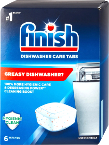 Capsule de curățare Finish pentru mașina de spălat vase, 6 buc.