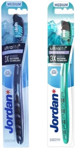 Periuță de dinți Jordan Ultralite Whitening Medium, 1 buc.