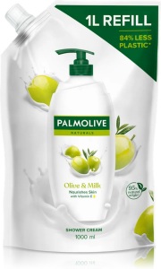 PALMOLIVE SPR.GEL NATURAL MĂSLINE ȘI LAPTE 1000 ML