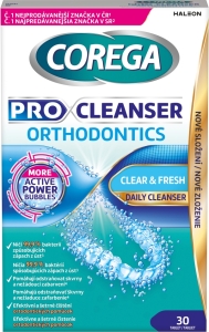 COREGA PRO CLEANSER ORTODONTICS 1X30 BUCĂȚI