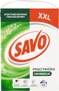 Detergent de rufe Savo Universal 65 spălări, 4,55 kg