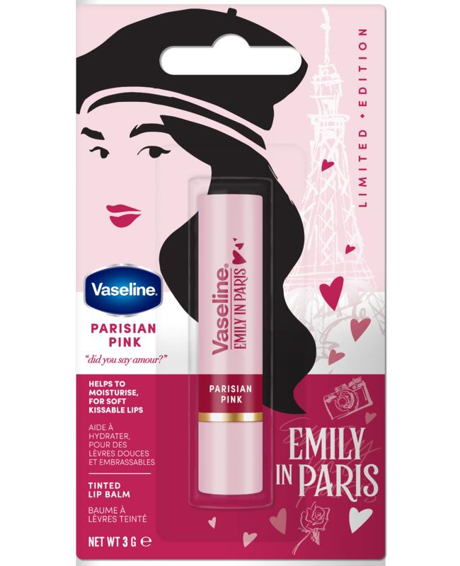 Vaseline Balsam de buze Parisian Pink Emily in Paris 3 g