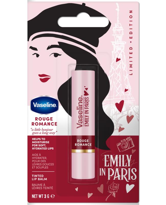 Balsam de buze VASELINE Rouge Romance Emily in Paris 3 g