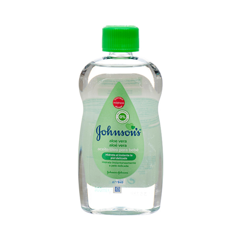 Ulei de bebeluși Johnsons cu aloe vera, 300 ml