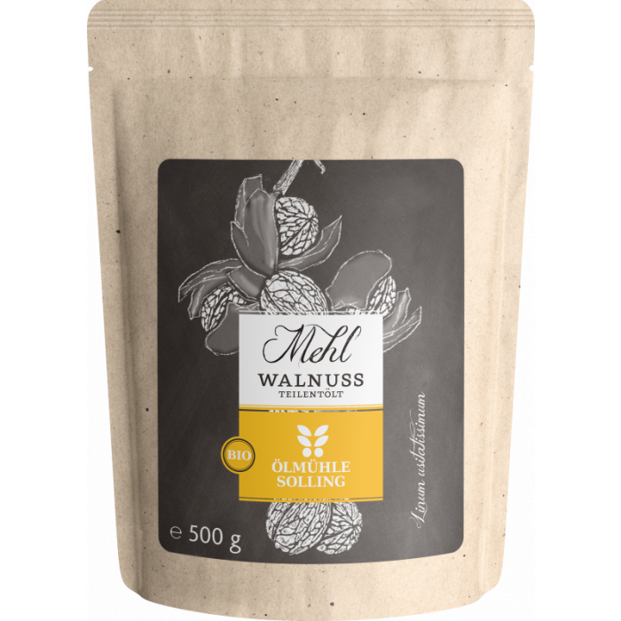 BIO Făină de nucă parțial degresată - Ölmühle Solling