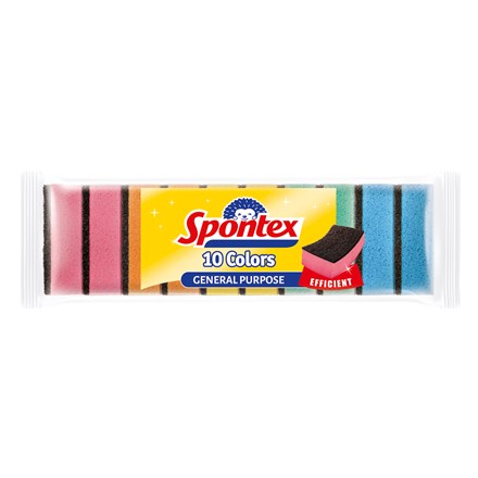 Bureți de spălat vase Spontex Colorați 10 buc
