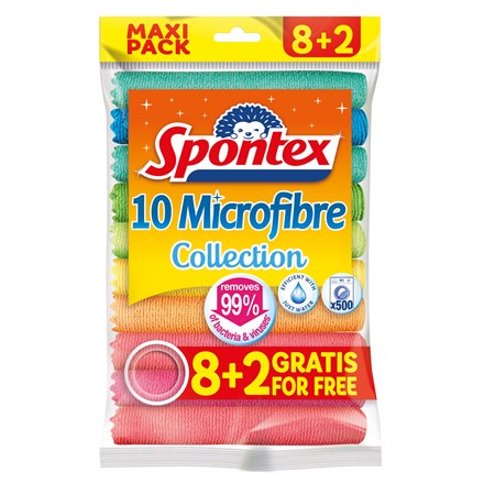 Lavetă din microfibră Spontex 8 + 2 buc.