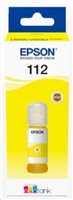 Bară de cerneală EPSON 112 EcoTank Pigment Yellow, sticlă de cerneală, BARĂ 6000 pagini