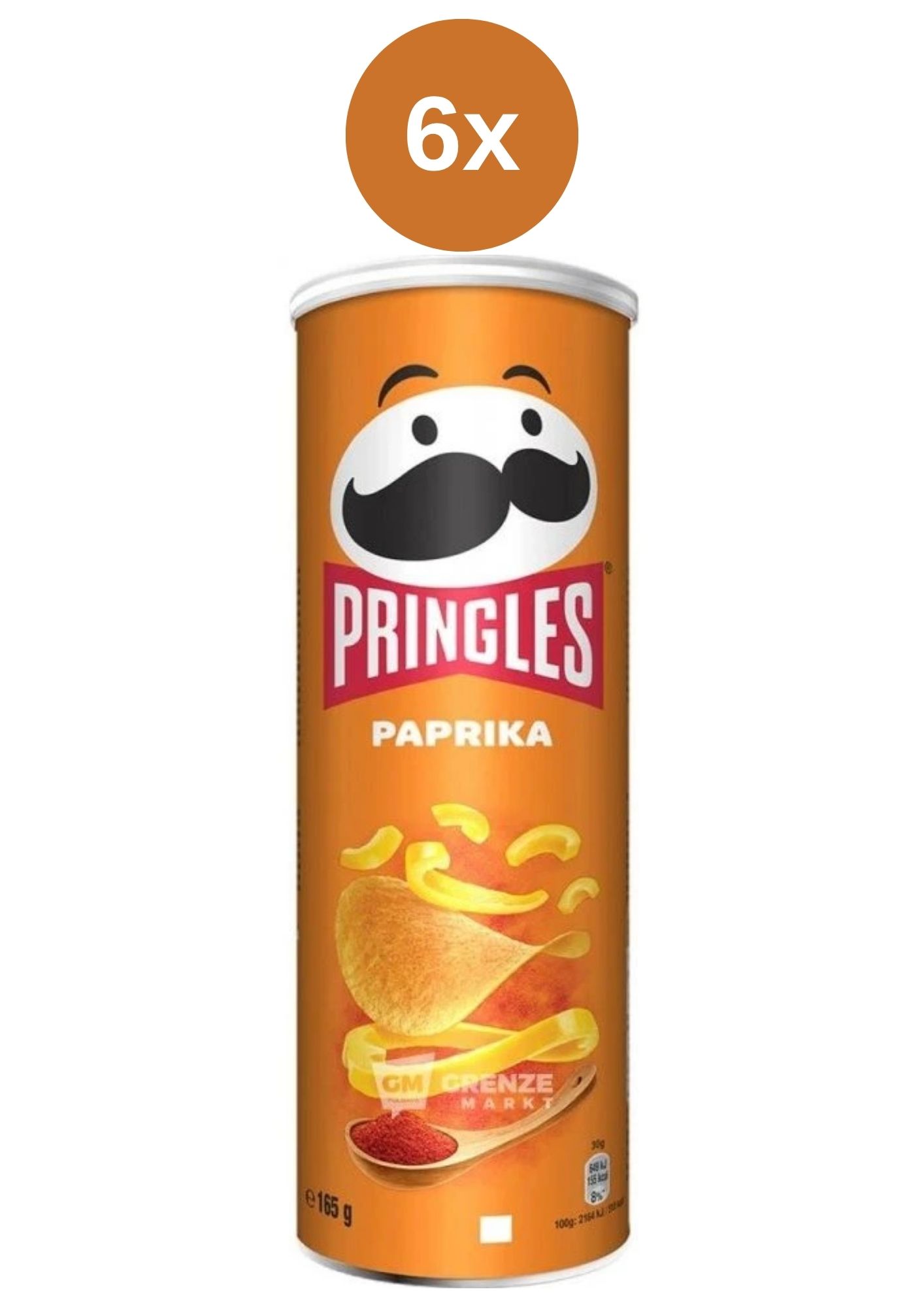 Pringles cu piper 6x165 g