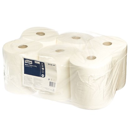 Rolă de prosoape de bucătărie TORK Basic, 2 straturi, 6 buc.