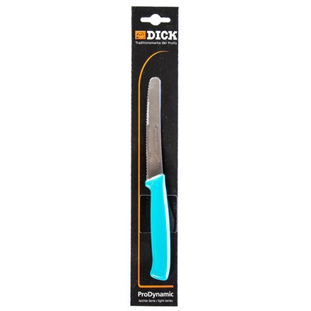 Cuțit de feliat DICK HACCP Pro Dynamic 11 cm turcoaz 1 buc.