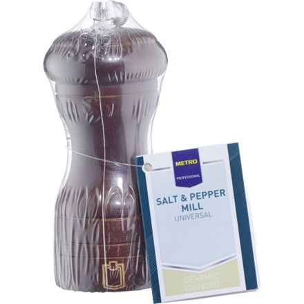 Râșniță de sare/piper METRO PROFESSIONAL 11,5 cm lemn maro 1 buc
