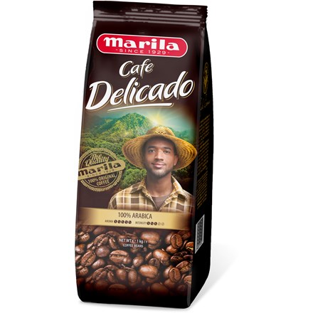 Boabe de cafea prăjite Marila Crema Delicado 1 kg